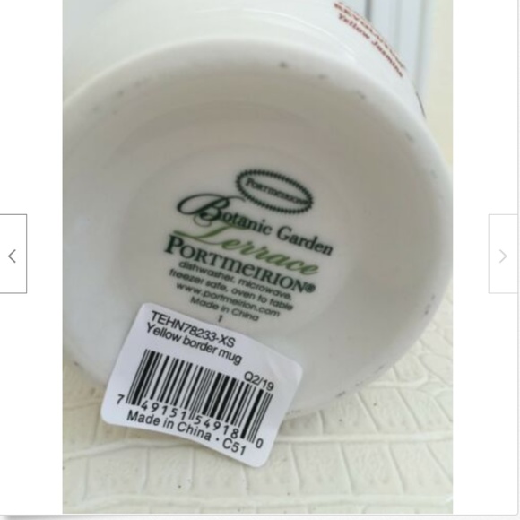 Portmeirion Botanic Garden Ceramic Mug Tea Cup - Picture 8 of 8